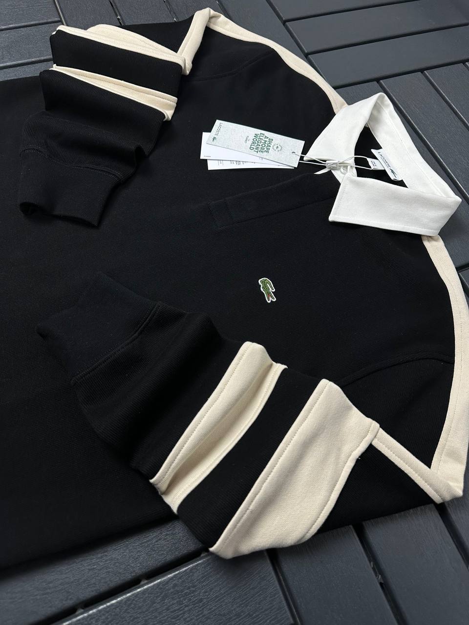 Lacoste yakalı A kalite kazak