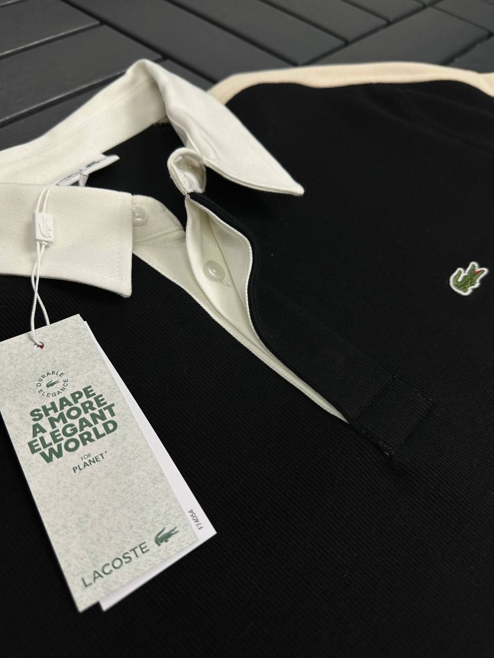 Lacoste yakalı A kalite kazak